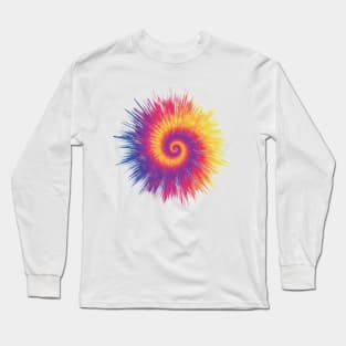 Tie Dye Abstract Long Sleeve T-Shirt